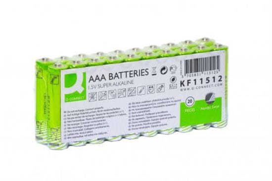 Q-Connect Alkalické batérie - 1,5 V, LR6, typ AA, eko, 20 ks