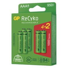 GP Nabíjacia batéria ReCyko - AAA, HR03, 950 mAh, 6 ks