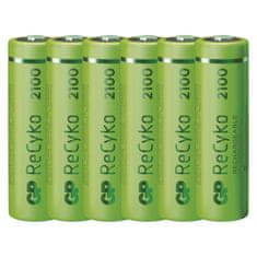 GP Nabíjacia batéria ReCyko - AA, HR6, 2 100 mAh, 6 ks