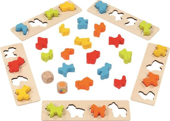 Goki Triediaca hra s kockami Zvieratká