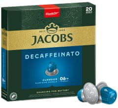 Jacobs Decaffeinato intenzita 6, 20 ks kapsúl, kompatibilný s kávovarmi Nespresso