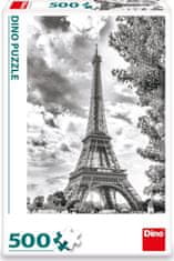 DINO Puzzle Čiernobiela Eiffelova veža 500 dielikov