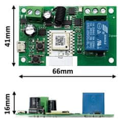 Zigbee 3.0 + RF beznapäťové relé Sonoff eWeLink Tuya Smart Life 7-32V USB