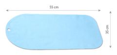 BABY ONO Protišmyková podložka do vane, 55 x 35 cm - svetlo modrá