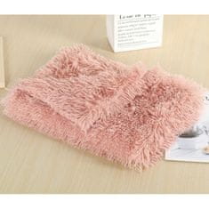 KOMFORTHOME Obojstranná deka pre psov Shaggy 75x100 cm Farba Ružová