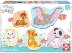 Baby puzzle Disney zvířata 2, 5v1 - (3-5 dílků)