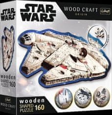 Wood Craft Origin puzzle Star Wars Millennium Falcon - 160 dílků