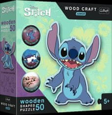 Wood Craft Junior puzzle Lilo & Stitch - 50 dílků