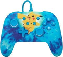 Power A Enhanced Wired Controller, Switch, Tie Dye Pikachu (NSGP0090-01)