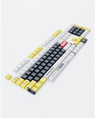 KS-2036, PBT, XDA, 112 kláves, černé/bílé/žluté, US