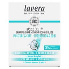 Lavera Tuhý šampón pre citlivú pokožku hlavy Basis Sensitiv (Shampoo Bar) 50 g