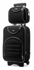 TopKing Cestovný kufor malý codura 801 35L, čierna