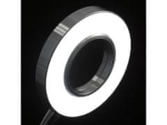 Sobex 24 LED kozmetická stolová lampa s klipom klip