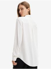 Desigual Biela dámska košeľa Desigual Génova XL
