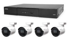 Avtech Kamerový set 1x NVR AVH1109 a 4x 2MPX IP Bullet kamera DGM2103ASVP + 4x Kábel UTP 1x RJ45 - 1x RJ45 Cat5e 15m!