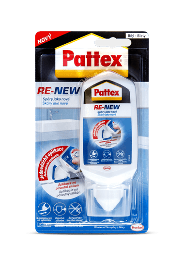Pattex Re-New na škáry, biely