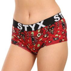 Styx 3PACK dámske nohavičky art s nohavičkou viacfarebné (3IN12914) - veľkosť XL