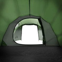 Vidaxl Kempingový stan pre 4 osoby zelený 360x140x105 cm 185T taffeta