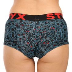 Styx 3PACK dámske nohavičky art s nohavičkou viacfarebné (3IN12672) - veľkosť S