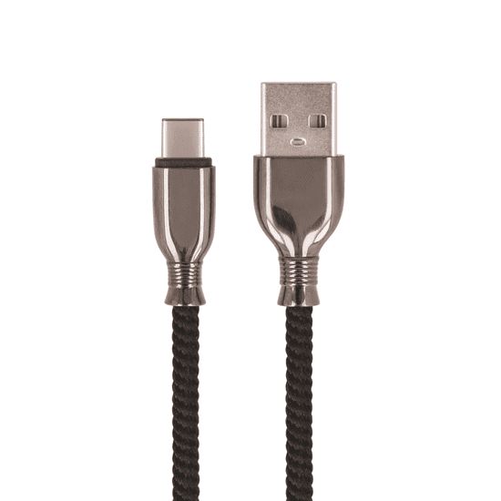 setty. kábel USB - USB-C 1,0 m 3A FC-C čierna (GSM113216)