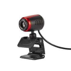 setty. Webkamera červeno-čierna, 16 Mpx, 1,5m (GSM106705)