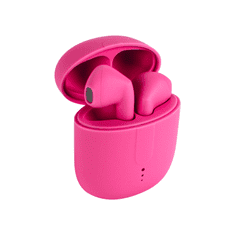 setty. Bluetooth slúchadlá TWS s nabíjacím puzdrom STWS-16 Pink ružová (GSM165735)