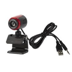 setty. Webkamera červeno-čierna, 16 Mpx, 1,5m (GSM106705)
