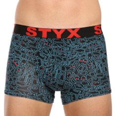 Styx 3PACK pánske boxerky art športová guma viacfarebné (3G12672/2) - veľkosť L