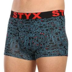 Styx 3PACK pánske boxerky art športová guma viacfarebné (3G12672/2) - veľkosť L