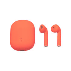 setty. Bluetooth slúchadlá TWS s nabíjacím puzdrom STWS-110 Orange oranžová (GSM165737)