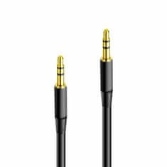 maXlife audio kábel jack 3.5 mm - jack 3.5 mm (mini) 1m, čierna (OEM0002431)