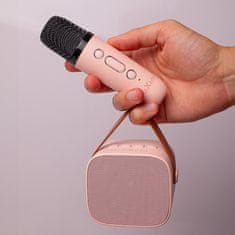 maXlife Bluetooth karaoke reproduktor MXKS-100 pink ružová (OEM0200496)