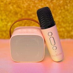 maXlife Bluetooth karaoke reproduktor MXKS-100 pink ružová (OEM0200496)
