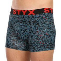 Styx 3PACK pánske boxerky long art športová guma viacfarebné (3U12672/2) - veľkosť XL