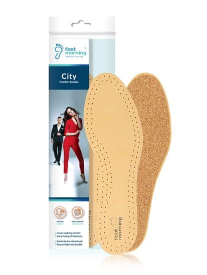 Foot Morning City prémiové kožené dámske vložky do topánok