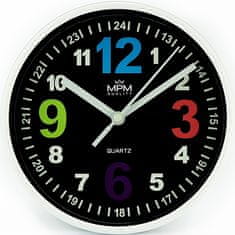 MPM QUALITY Designové hodiny s plynulým chodem E01.3686.90