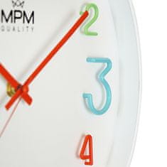 MPM QUALITY Designové hodiny Neonic s plynulým chodem E01.3459.00