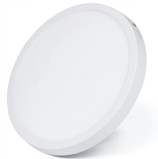 Popron.cz Bílé kulaté stropní LED světlo 12W - panel 16,3 cm