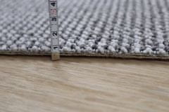 Spoltex AKCIA: 80x415 cm Metrážny koberec Texas 22 silver (Rozmer metrového tovaru Bez obšitia)
