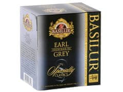 Basilur BASILUR Earl Grey - Čierny čaj z Cejlonska s bergamotovým olejom vo vreckách, 50x2g x6