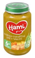 Hami Hráškovo-kukuričné pyré s teľacím (200 g) mäsovo-zeleninový príkrm
