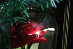 TopKing Večná ruža v skle červená - svietiaca