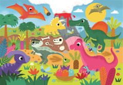 Clementoni Puzzle Šťastní dinosaury 30 dielikov