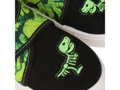 Zetpol Čierno-zelené detské tenisky/papuče na suchý zips Grześ ZETPOL sú skvelou obuvou pre aktívnych chlapcov. 27 EU