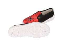 Zetpol Červeno-čierne detské tenisky/papuče na suchý zips Adaś Spider ZETPOL 26 EU