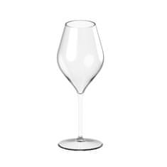 GOLD PLAST Luxusný plastový pohár Supreme na víno, nerozbitný, 380ml, transparentný