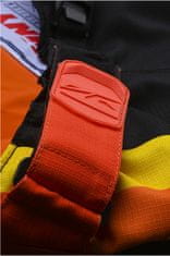Kenny nohavice TITANIUM 22 černo-žlto-oranžovo-biele 34