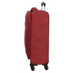 Jada Toys Sada textilných cestovných kufrov ROLL ROAD ROYCE Red / Červená, 55-66-76cm, 5019424