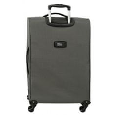 Jada Toys Sada textilných cestovných kufrov ROLL ROAD ROYCE Grey / Sivá, 55-66-76cm, 5019422