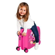 Jada Toys Detský cestovný kufor na kolieskach / odrážadlo MINNIE MOUSE Heart, 34L, 2059821